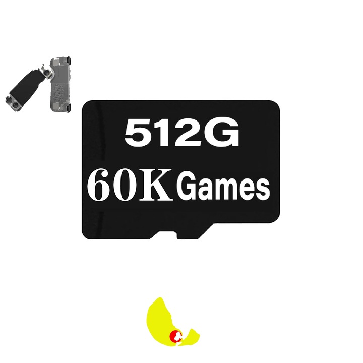 Card de memorie 512GB, capacitate mare, performanta rapida, stocare jocuri 60.000 jocuri