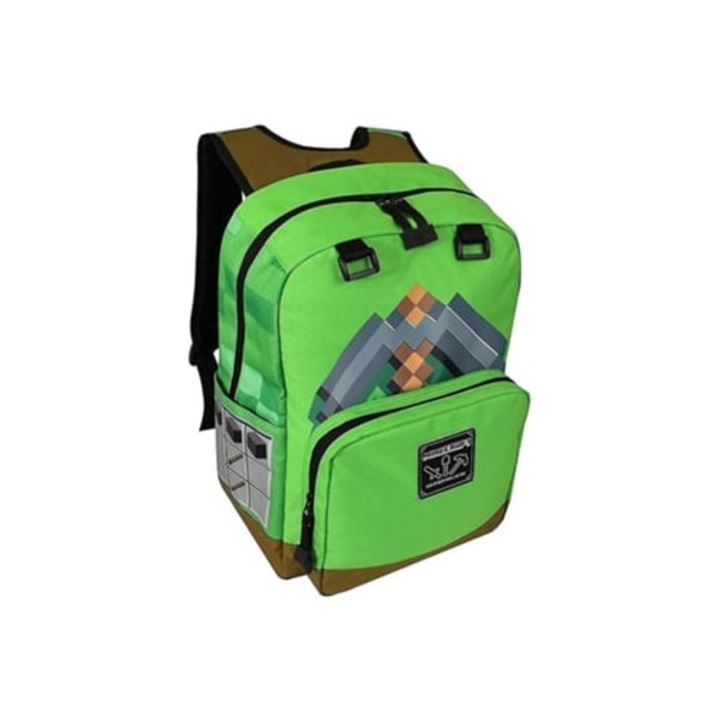 Ghiozdan My World Game Emerald Diamond, casual, 30x45cm