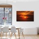 Tablou VarioView MoonLight Fosforescent Luminos in Intuneric Peisaje Soare epuizat 70 x 100 cm