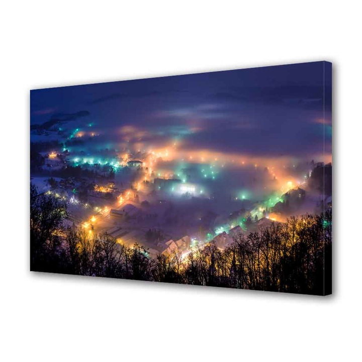 Tablou VarioView MoonLight Fosforescent Luminos in Intuneric Peisaje Oras noaptea 60 x 90 cm
