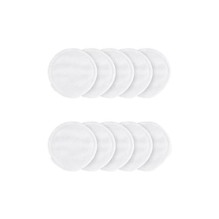 Újrafelhasználható bambusz és természetes pamut sminklemosó korong szett