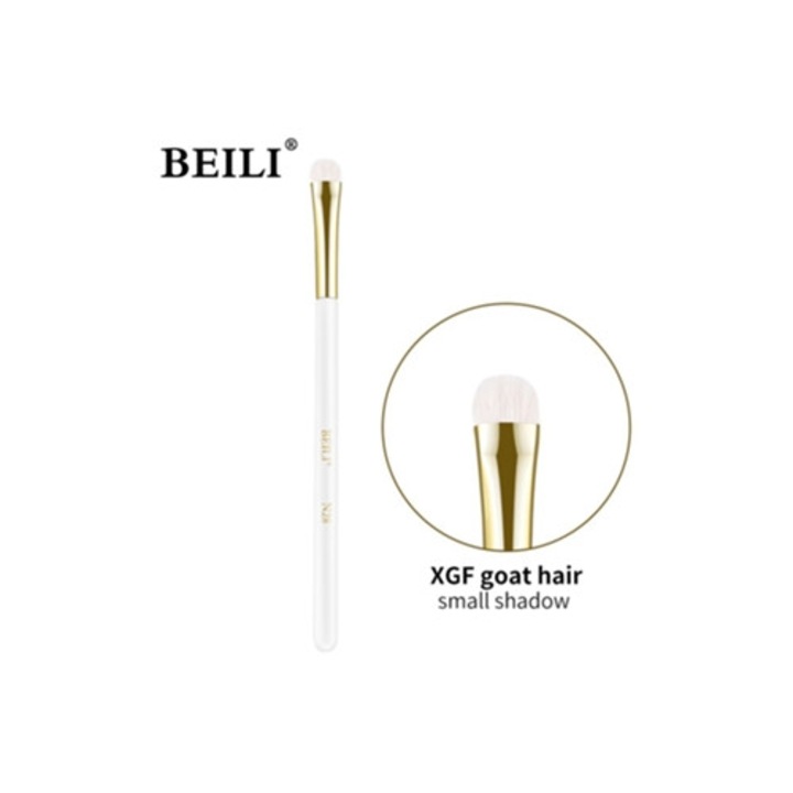 Set 100 pensule machiaj din par de capra negru Aquaforge