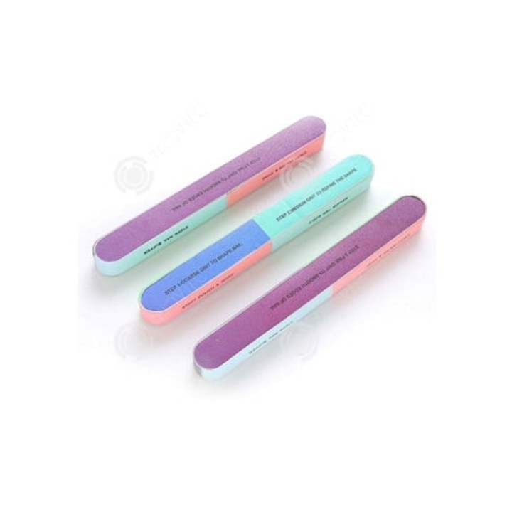 Pile cosmetice Inn Nail 178x2x15cm set 7 formate pentru manichiura