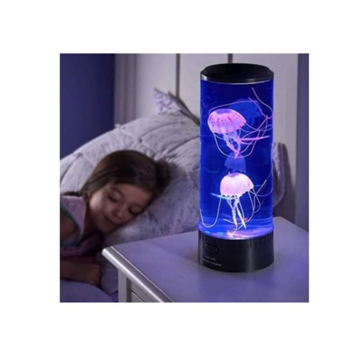 Lumina acvariu USB meduza, 7 culori, dimensiuni variate