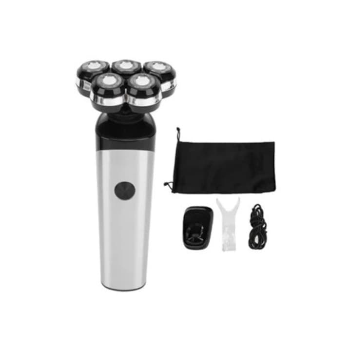 Aparat de ras electric cu acumulator, 5 capete