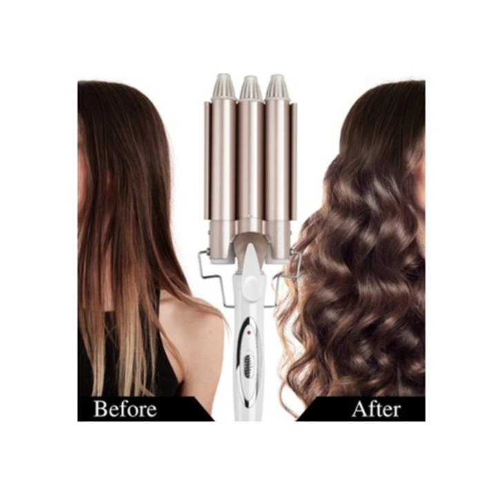 Hajsütővas, kerámia, hajsütővas szett