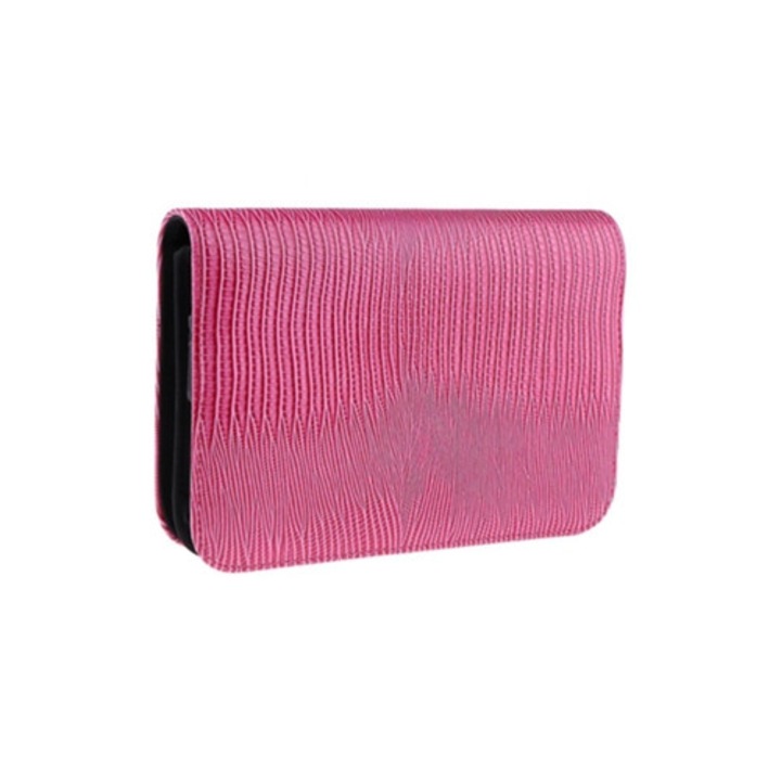 Husa pentru accesorii de tuns, piele moale roz