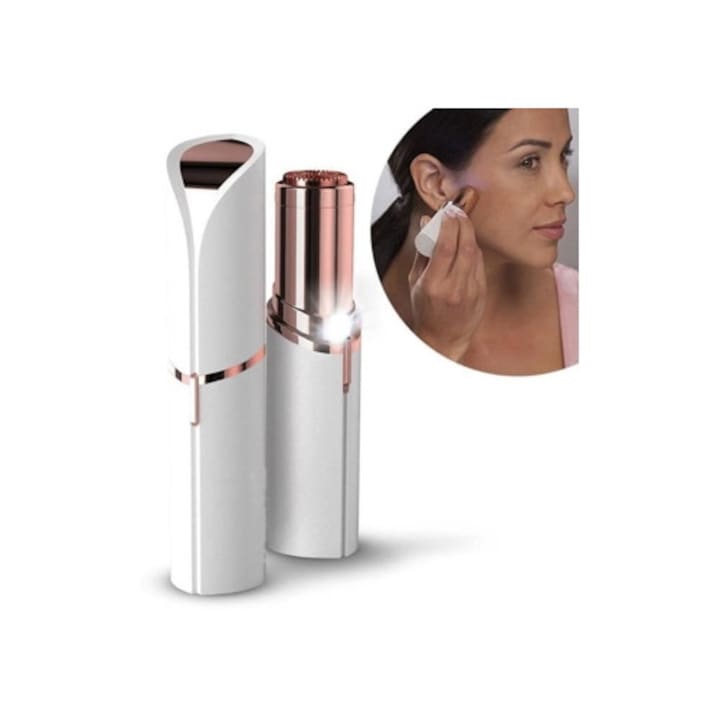Epilator pentru femei Touch Finish Flawless, fara durere, pentru indepartarea parului facial