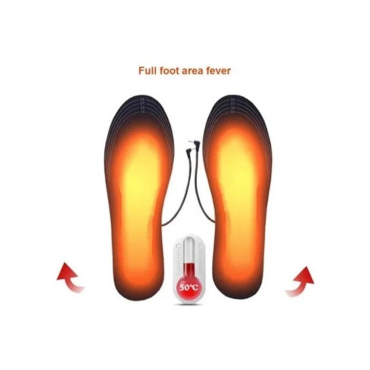 Branturi incalzite electric, incarcare USB, 35-39 EU