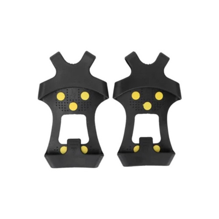 Crampoane pentru zapada, 10 cuie din otel, antiderapante, 36-38 EU