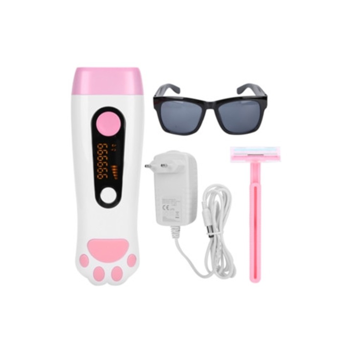 Epilator electric IPL pentru femei, fara durere, set