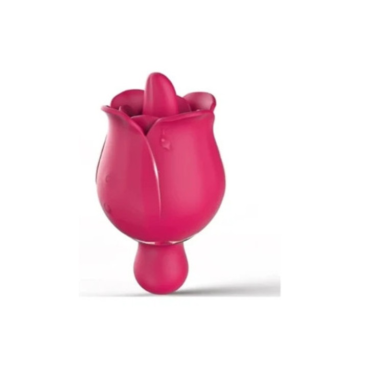 Розов вибратор за жени, малък, с 9 режима на вибрация