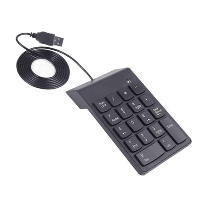Tastatura numerica USB 18 taste pentru laptop