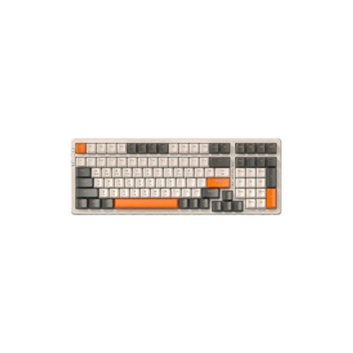 Tastatura mini wireless Bluetooth pliabila, neagra, 30x10cm