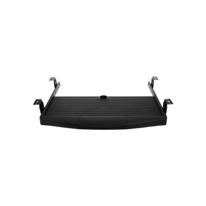 Raft pentru tastatura sub birou, suport pentru tastatura, glisant, multifunctional, 30x10x5cm