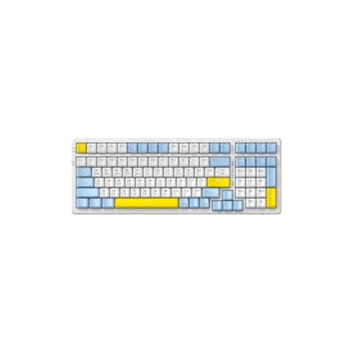 Tastatura mecanica Bluetooth 5.0 Hotswap, pentru gaming, culoare neagra