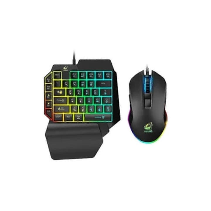 Tastatura portabila mini cu 8 taste, mecanica programabila, functii rapide