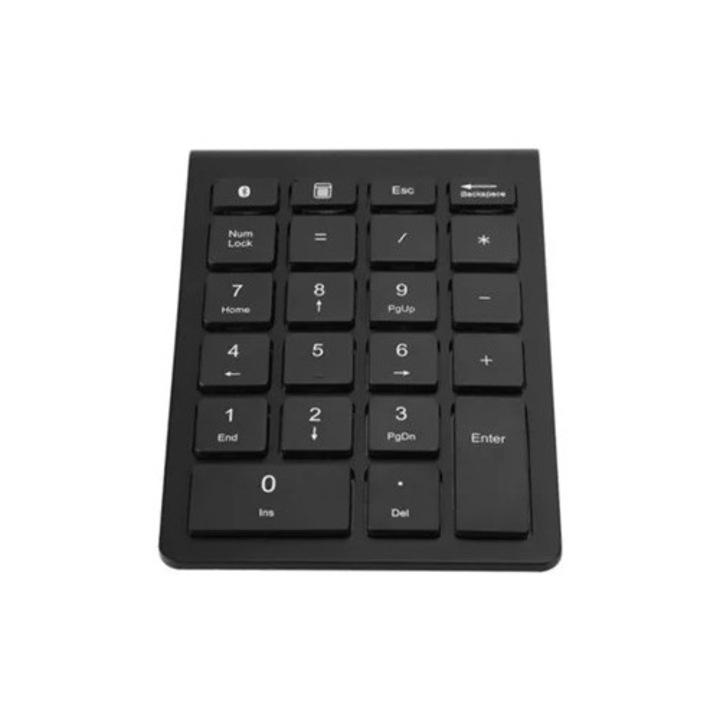 Tastatura numerica wireless Bluetooth 22 taste, mica, set