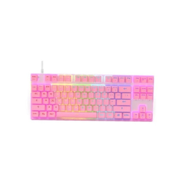Tastatura mecanica de gaming RGB 87 taste, multicolor, OEM