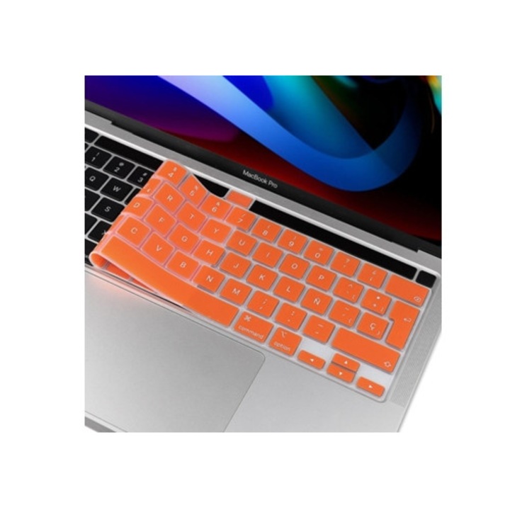Folie protectie pentru tastatura Macbook, silicon, set