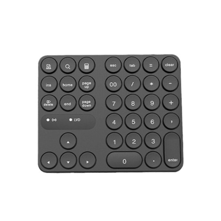 Tastatura numerica wireless Bluetooth reincarcabila, 35 taste, set