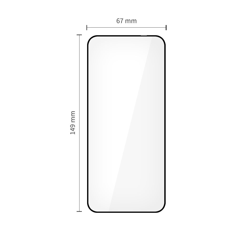 Set 2 folii sticla securizata Tech-Protect Glass Fit Plus compatibila cu Motorola Edge 50 Neo / 60 Neo, Negru
