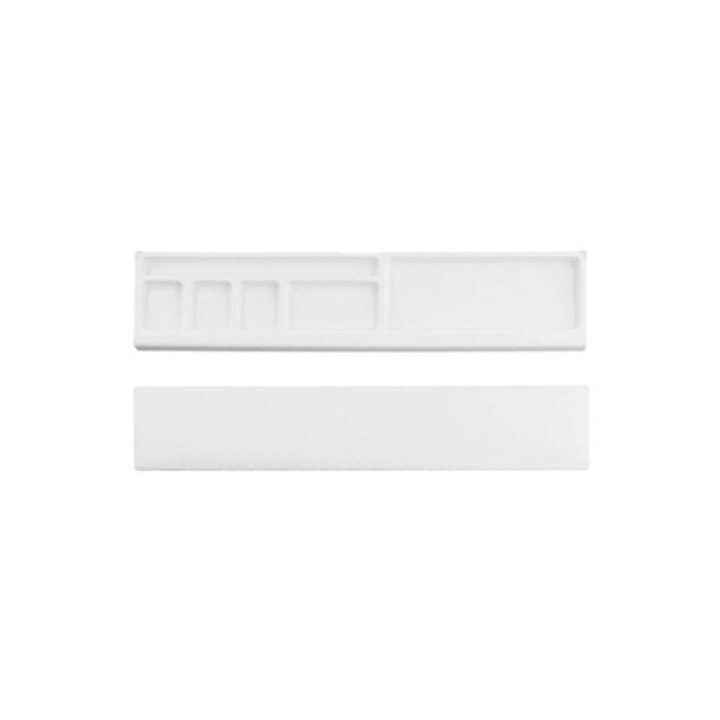 Ergonomikus csuklótámasz mechanikus billentyűzethez, fehér