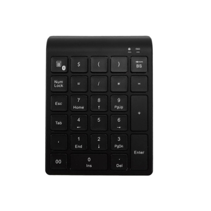 Tastatura numerica wireless Bluetooth 27 taste, mini, cu functii suplimentare, pentru Ly Ebike