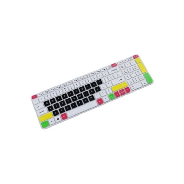 Калъф за клавиатура K580/K585/K470/MK470, тънък бял силикон