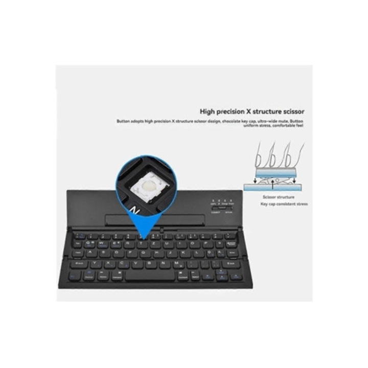 Tastatura numerica wireless, 2 in 1, cu touchpad, 2.4GHz