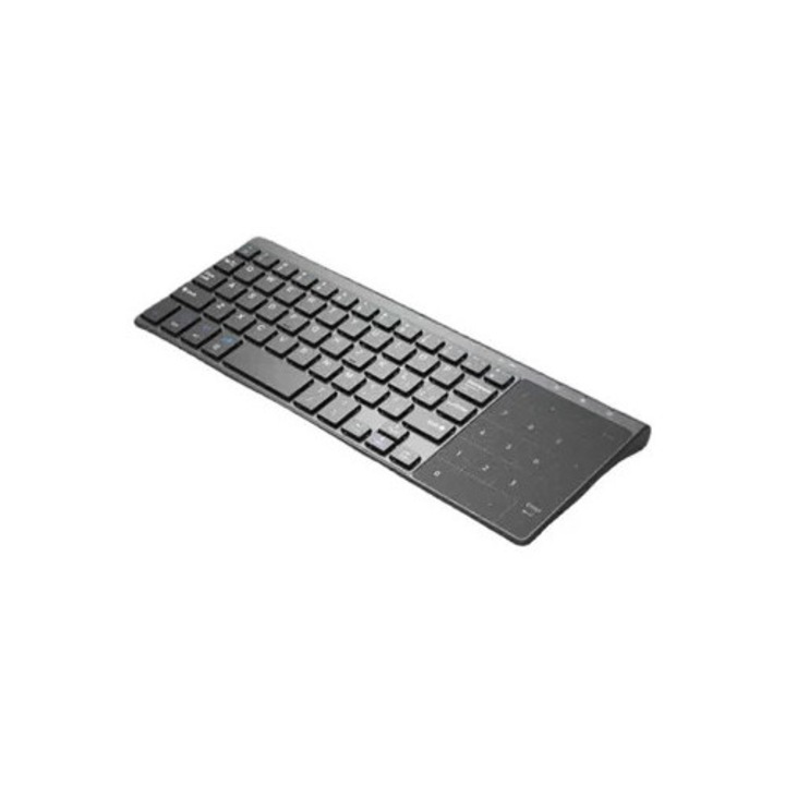 Tastatura wireless cu touchpad, 59 taste, ultra-subtire, portabila, pentru biciclete electrice