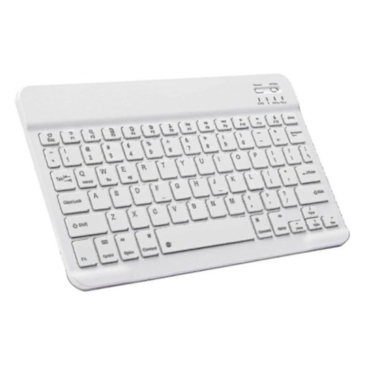 Tastatura numerica USB mini 18 taste, alba, pentru laptop