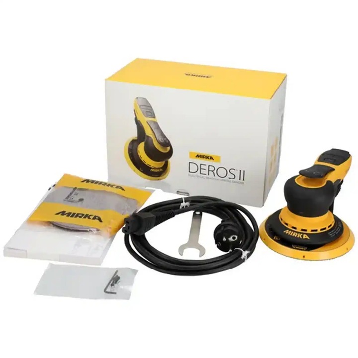 Mirka DEROS II 625 150mm excentercsiszoló 2.5 orbit