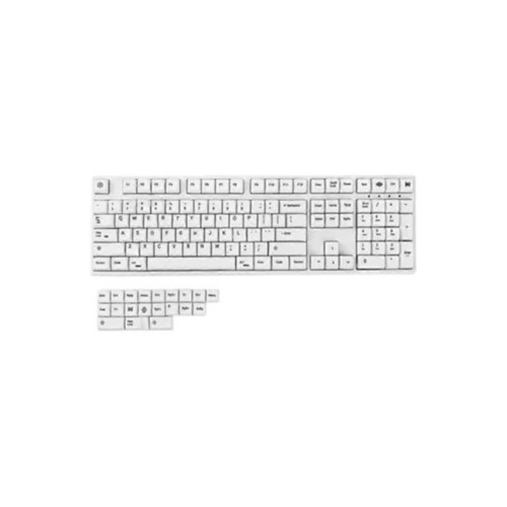Tastatura gri, 127 taste, minimalista, personalizata