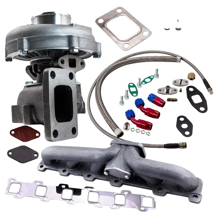 Turbocompresor, 400+ HP, 1.5L-2.5L, T3 T4, 27x25x23cm