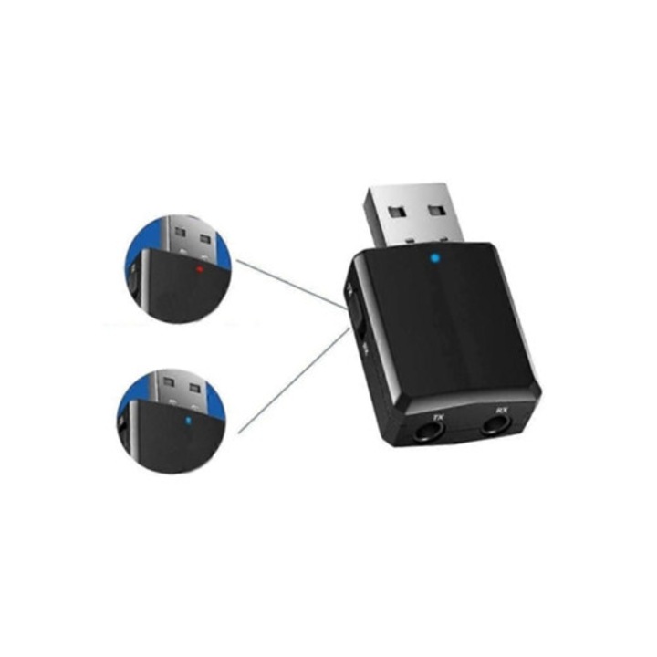 Безжичен адаптер 3-в-1 Bluetooth 5.0, приемник и предавател