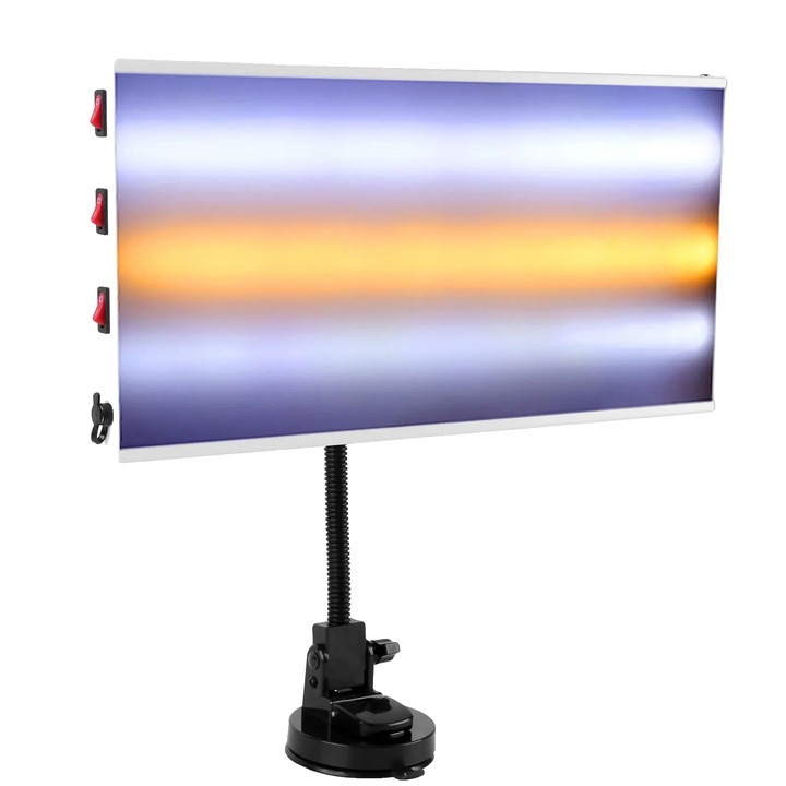 Lampa de reparare a denivelarilor, LED de inalta intensitate, design compact, 3 lumini, plastic ABS