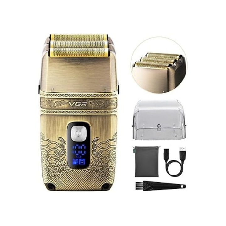 Aparat de ras electric, IPX6, lavabil, cordless, reincarcabil