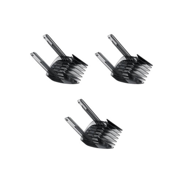 Set 3 piepteni de pozitionare pentru masini de tuns parul 7-24mm