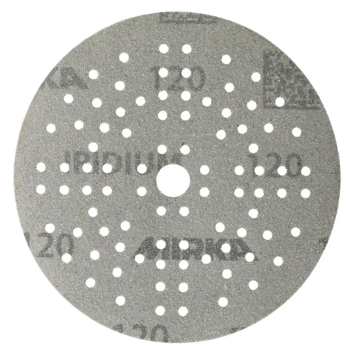 Disc abraziv IRIDIUM, 125mm, Grip 89H, P500, 100 buc/pachet, Mirka