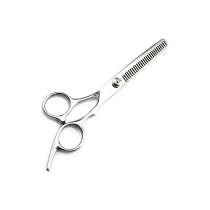 Foarfece de tuns din otel inoxidabil, argintie, set de foarfeci de tuns