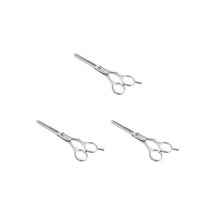 Set foarfeci de tuns din otel inoxidabil, 3 bucati