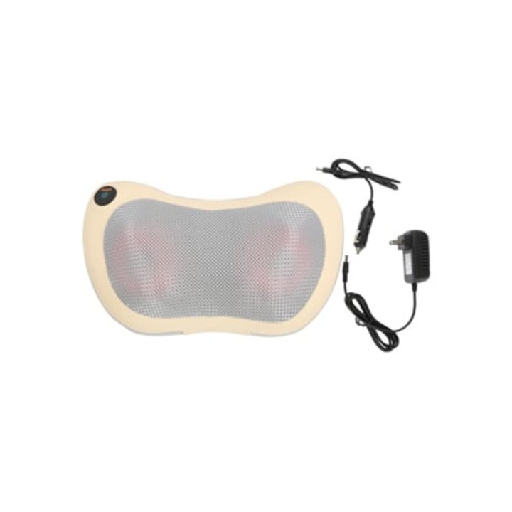 Perna de masaj pentru gat si spate, Aquaforge, Alb