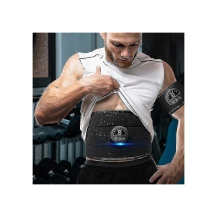 Електрически колан за отслабване, интелигентен коремен стимулатор, 2024, Aquaforge