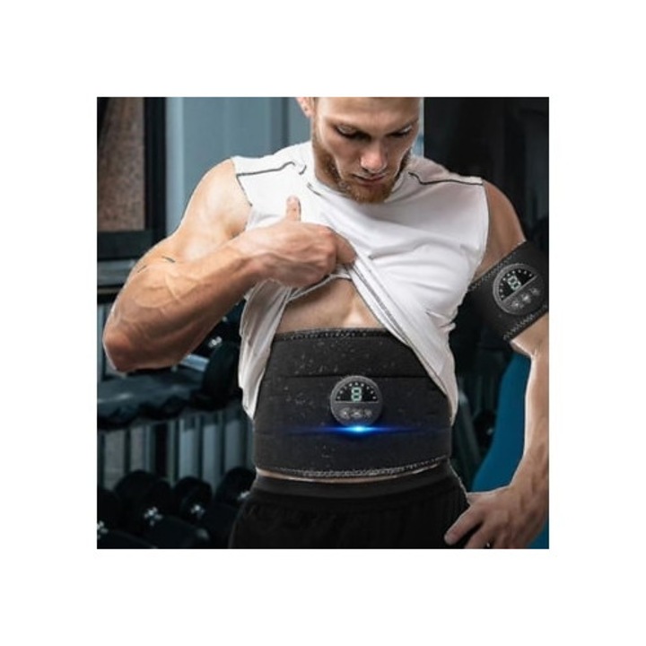 Електрически колан за корем, интелигентен коремен стимулатор, коремен тренажор, Aquaforge