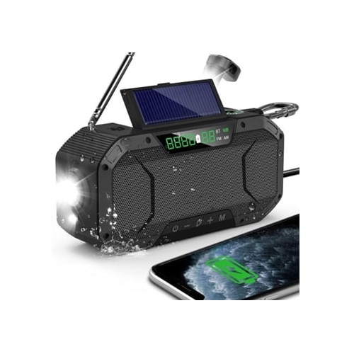 Boxa portabila Boom Light 5000mah, Bluetooth, semiatial, culoare neagra ...