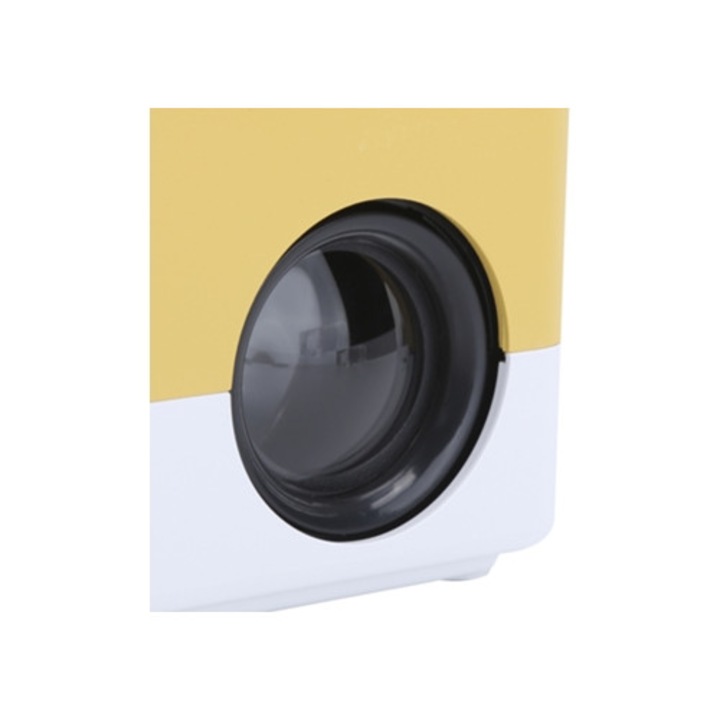 Videoproiector Mini LED 1080p, Smart Home Theater, galben si alb, 100-240V