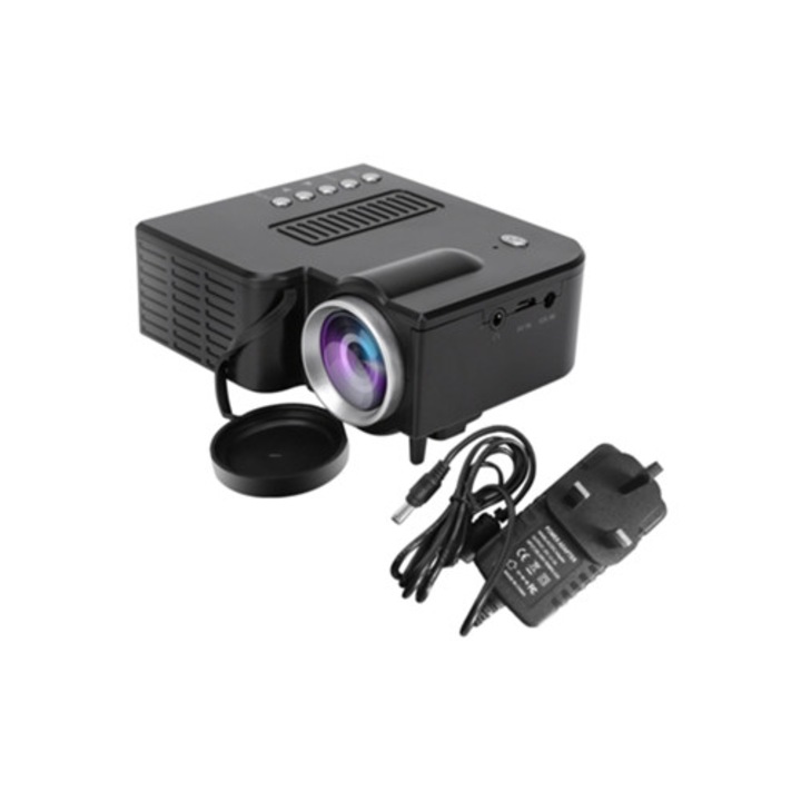 Videoproiector Micro Led, Uc28b, 1080p, 500 Lumeni, 5v 2auk 100-240v