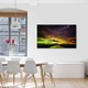 Tablou Canvas Luminos in intuneric VarioView LED Peisaj Apus in nord, 30 x 45 cm