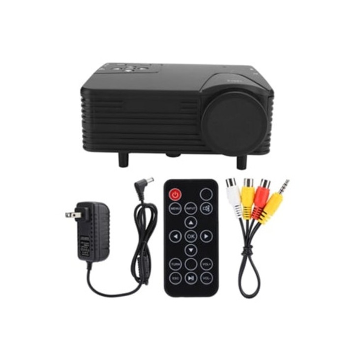 Videoproiector Mini Portabil 1920x1080 80lm 100-240v Aquaforge